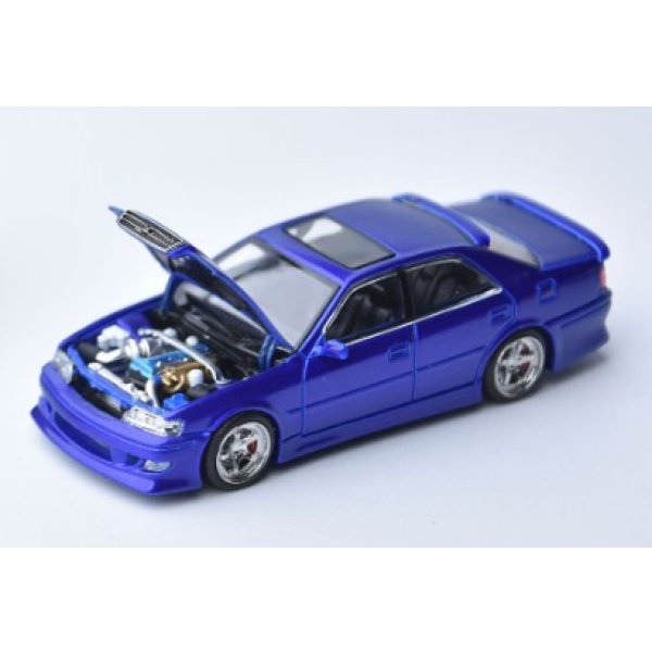 画像3: MODEL1 1/64 Toyota Chaser JZX100 Custom Version Royal Blue (3)