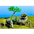画像2: TOMYTEC 1/64 "Kaiyodo (海洋堂)" x "Tomica Limited Vintage" Diorama Collection 64 #Car Snap 31a Safari 3 (with Toyota Land Cruiser 60) (2)