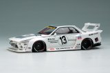 画像: EIDOLON 1/43 LB-KAIDO WORKS NISSAN SKYLINE (R32) Tokyo Auto Salon 2025 White / Gray Stripe Limited 200 pcs.