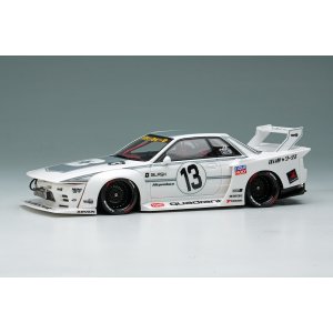 画像: EIDOLON 1/43 LB-KAIDO WORKS NISSAN SKYLINE (R32) Tokyo Auto Salon 2025 White / Gray Stripe Limited 200 pcs.