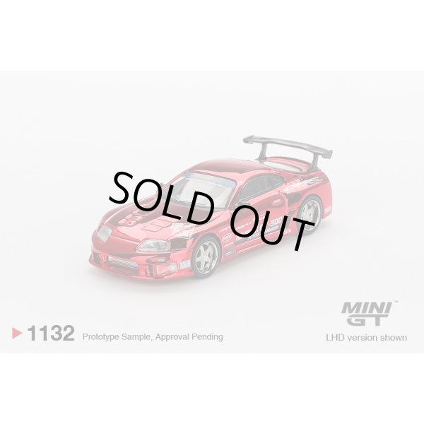 画像2: MINI GT 1/64 Toyota Supra (A80) GT-300 Top Secret Red Chrome (LHD) (2)