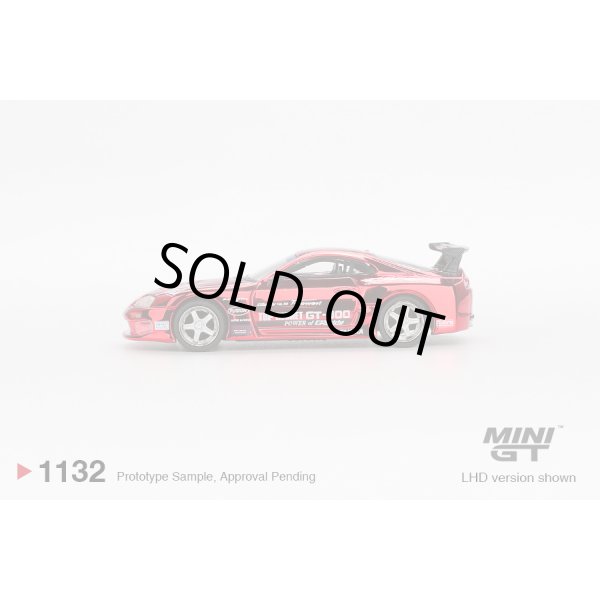 画像4: MINI GT 1/64 Toyota Supra (A80) GT-300 Top Secret Red Chrome (LHD) (4)
