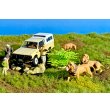 画像9: TOMYTEC 1/64 "Kaiyodo (海洋堂)" x "Tomica Limited Vintage" Diorama Collection 64 #Car Snap 32a Safari 4 (with Nissan Truck 4x4 King Cab) (9)