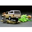 画像7: TOMYTEC 1/64 "Kaiyodo (海洋堂)" x "Tomica Limited Vintage" Diorama Collection 64 #Car Snap 32a Safari 4 (with Nissan Truck 4x4 King Cab) (7)