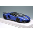 画像5: EIDOLON 1/18 Lamborghini Aventador LP750-4 SV Roadster 2015 Matte Candy Blue / Yellow Stripe Limited 50 pcs. (5)