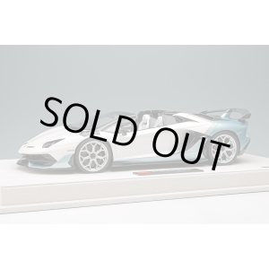画像: EIDOLON 1/18 Lamborghini Aventador SVJ Roadster 2020 Ad Personam 2-tone paint Pearl White / Azzurro Tetis Limited 50 pcs.
