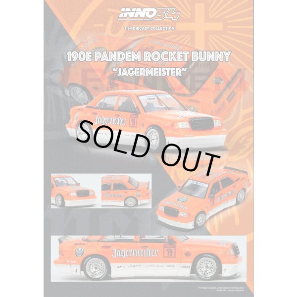 画像4: INNO MODEL 1/64 PANDEM ROCKET BUNNY 190E JAGERMEISTER (4)