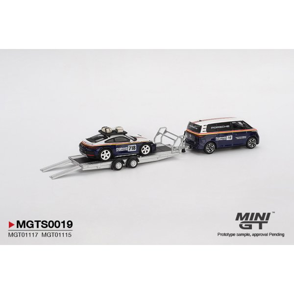 画像4: MINI GT 1/64 Porsche 911 Dakar #718 / Volkswagen ID. Buzz Porsche Centrum Gelderland Roughroads Set (4)