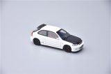 画像: MODEL1 1/64 Honda Civic Type R EK9 White (Carbon Hood)