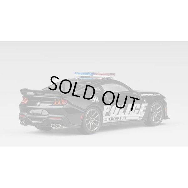 画像2: CM Model 1/64 Ford Mustang Dark Horse Police Car (2)