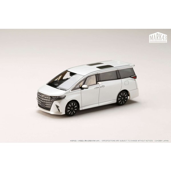 画像1: Hobby JAPAN 1/43 MARK43 Toyota Alphard Executive Lounge - Platinum White Pearl Mica (1)