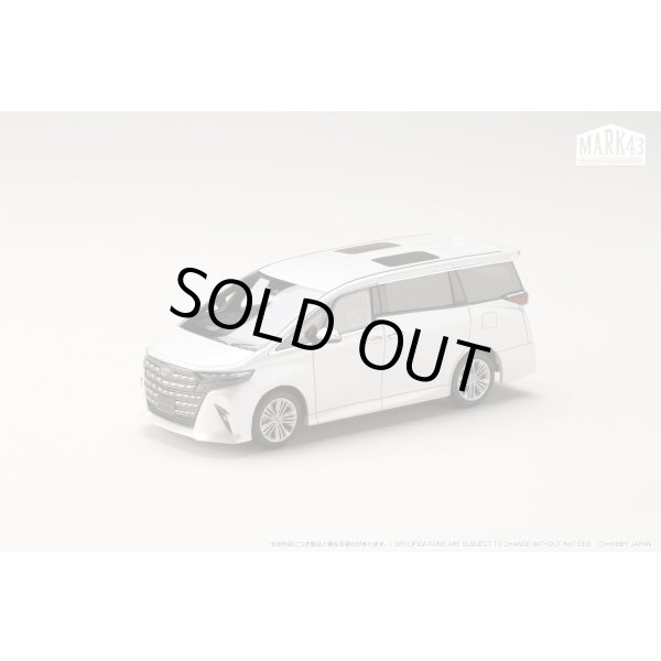 画像1: Hobby JAPAN 1/43 MARK43 Toyota Alphard Z Platinum - White Pearl Mica (1)