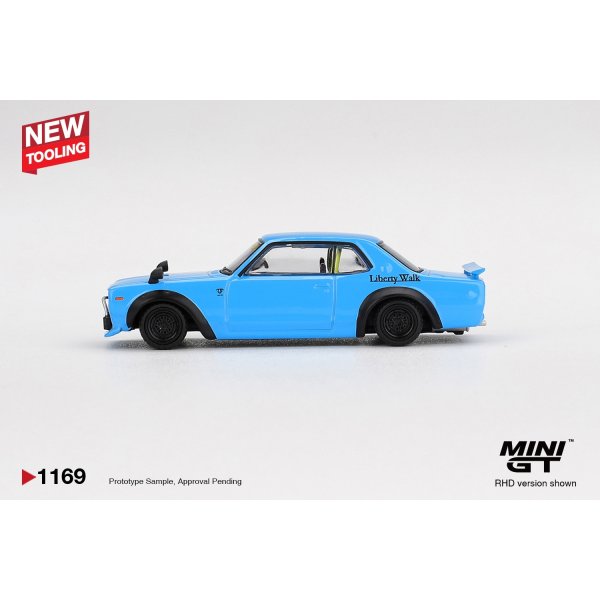 画像3: MINI GT 1/64 Nissan LB★Nation Hakosuka Baby Blue (RHD) (3)
