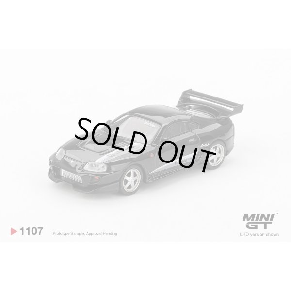 画像1: MINI GT 1/64 Toyota Supra VeilSide Combat V-II Black (LHD) (1)