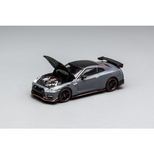 画像2: MOTORHELIX 1/64 Nissan GT-R NISMO (R35) Special Edition 2022 NISMO Stealth Gray (2)
