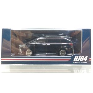 画像: Hobby JAPAN 1/64 Lexus LM Custom Version 6-Seater 500h (RHD) / Black Interior - Graphite Black Glass Flake