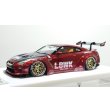 画像2: EIDOLON 1/43 LB WORKS GT-R Type 1.5 (LB-Silhouette GT Wing) Vino Rosso Limited 32 pcs.  (2)