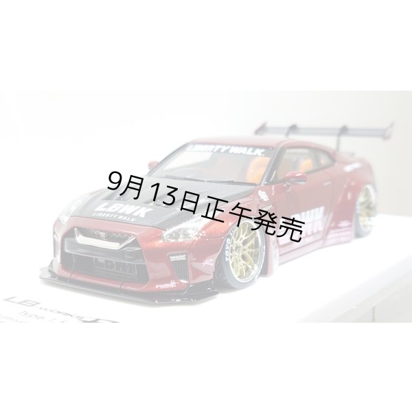 画像10: EIDOLON 1/43 LB WORKS GT-R Type 1.5 (LB-Silhouette GT Wing) Vino Rosso Limited 32 pcs.  (10)