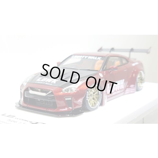 画像9: EIDOLON 1/43 LB WORKS GT-R Type 1.5 (LB-Silhouette GT Wing) Vino Rosso Limited 32 pcs.  (9)