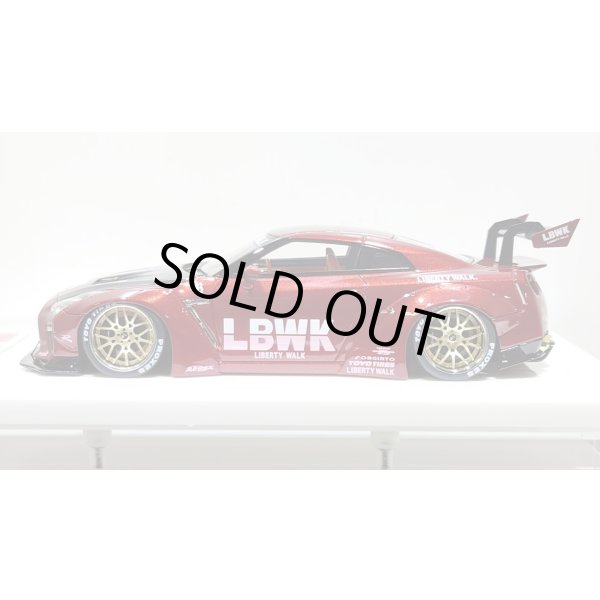画像2: EIDOLON 1/43 LB WORKS GT-R Type 1.5 (LB-Silhouette GT Wing) Vino Rosso Limited 32 pcs.  (2)