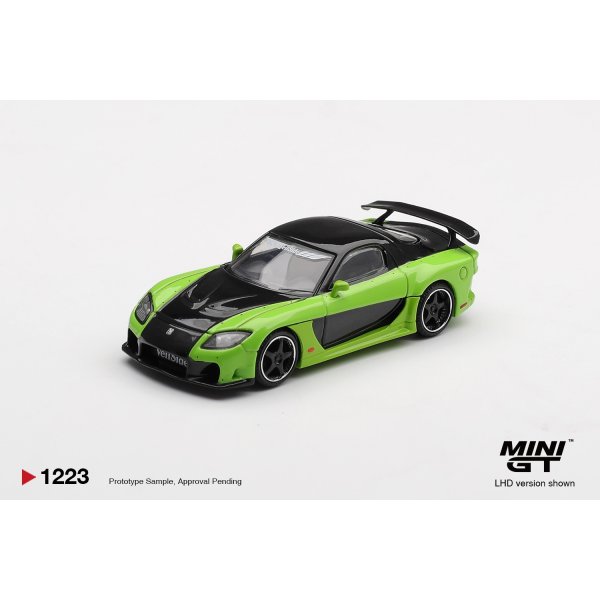 画像2: MINI GT 1/64 Mazda RX-7 VeilSide Fortune7 Green (RHD) (2)
