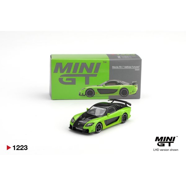 画像1: MINI GT 1/64 Mazda RX-7 VeilSide Fortune7 Green (RHD) (1)
