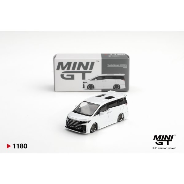 画像1: MINI GT 1/64 Toyota Vellfire 40 KUHL White (RHD) (1)