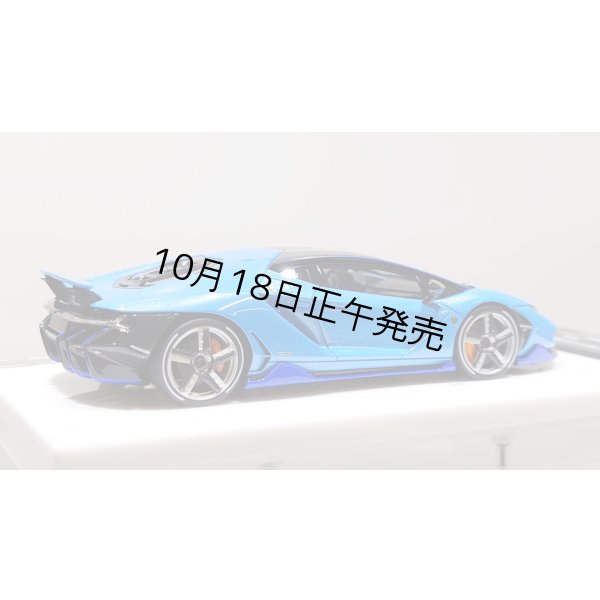 画像8: EIDOLON 1/43 Lamborghini Centenario LP770-4 2016 Rear Wing up Azzurro Pearl Limited 32 pcs. (8)