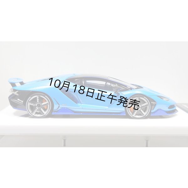 画像7: EIDOLON 1/43 Lamborghini Centenario LP770-4 2016 Rear Wing up Azzurro Pearl Limited 32 pcs. (7)