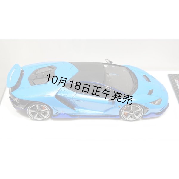 画像9: EIDOLON 1/43 Lamborghini Centenario LP770-4 2016 Rear Wing up Azzurro Pearl Limited 32 pcs. (9)