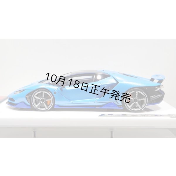画像3: EIDOLON 1/43 Lamborghini Centenario LP770-4 2016 Rear Wing up Azzurro Pearl Limited 32 pcs. (3)