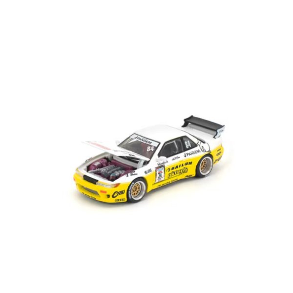画像8: POP RACE 1/64 Pandem Silvia S13 2020 D1 Light Yellow/White (8)