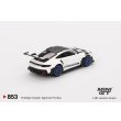 画像3: MINI GT 1/64 Porsche 911 (992) GT3 RS Weissach Package White/Indigo Blue (RHD) (3)