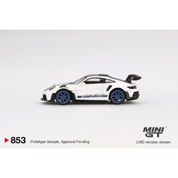 画像4: MINI GT 1/64 Porsche 911 (992) GT3 RS Weissach Package White/Indigo Blue (RHD) (4)