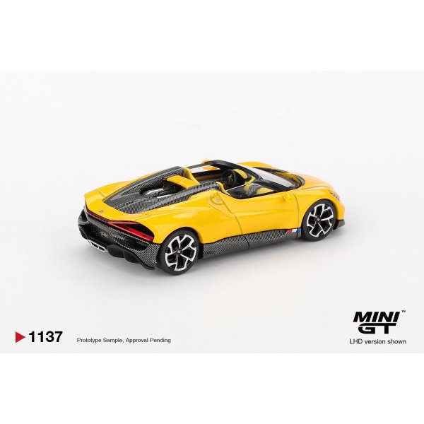 画像2: MINI GT 1/64 Bugatti W16 Mistral Yellow (LHD) (2)