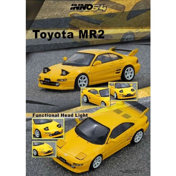 画像5: INNO MODEL 1/64 Toyota MR2 SW20 Yellow (5)