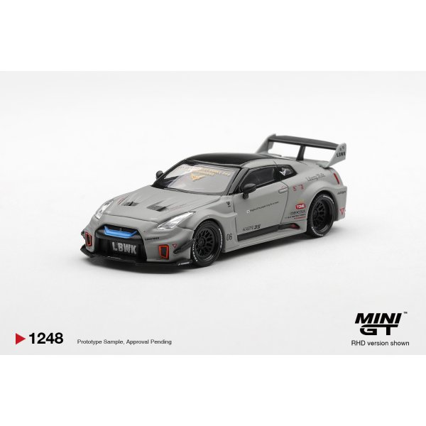 画像2: MINI GT 1/64 LB-Silhouette WORKS GT Nissan 35GT-RR Version 1 Matte Gray (RHD) (2)