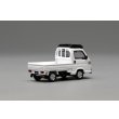 画像2: MOTORHELIX 1/64 Honda Acty Truck Customized Edition Refurbished Version Taffeta White (2)