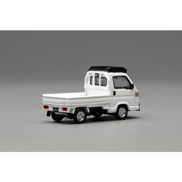 画像2: MOTORHELIX 1/64 Honda Acty Truck Customized Edition Refurbished Version Taffeta White (2)