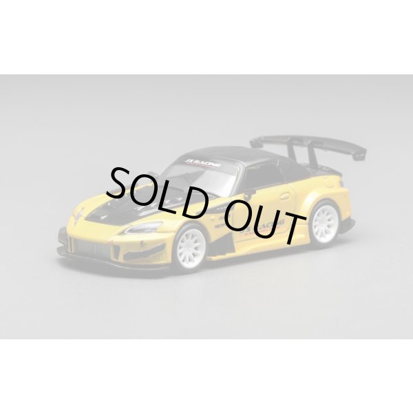 画像1: MOTORHELIX 1/64 Honda S2000 J's Racing New Indy Yellow Pearl (1)