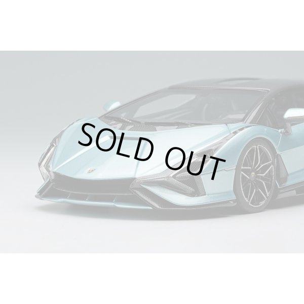 画像8: EIDOLON COLLECTION 1/43 Lamborghini Sian FKP 37 2019 Azzurro Tethys / Carbonio esposto Limited 50 pcs. (8)
