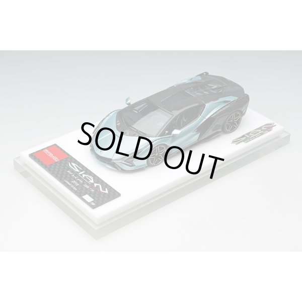 画像9: EIDOLON COLLECTION 1/43 Lamborghini Sian FKP 37 2019 Azzurro Tethys / Carbonio esposto Limited 50 pcs. (9)