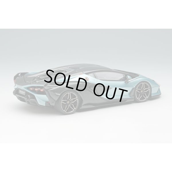 画像4: EIDOLON COLLECTION 1/43 Lamborghini Sian FKP 37 2019 Azzurro Tethys / Carbonio esposto Limited 50 pcs. (4)