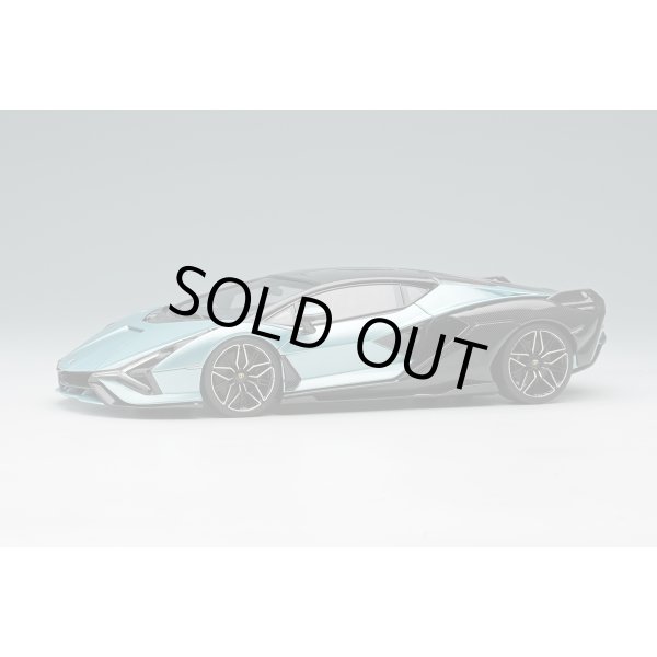 画像1: EIDOLON COLLECTION 1/43 Lamborghini Sian FKP 37 2019 Azzurro Tethys / Carbonio esposto Limited 50 pcs. (1)