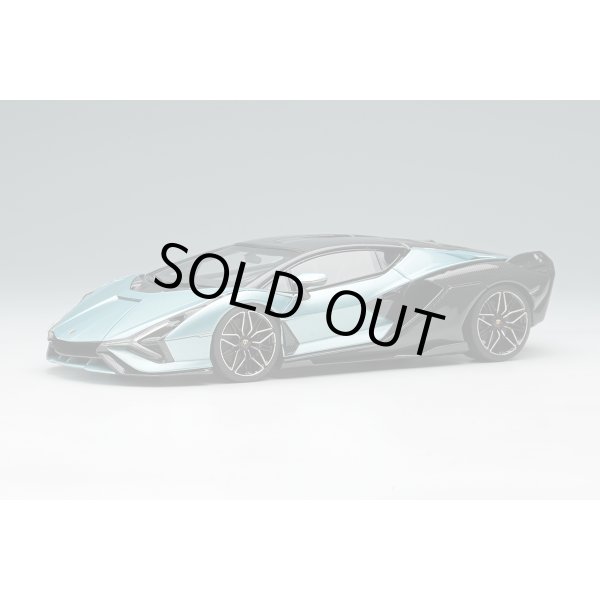画像2: EIDOLON COLLECTION 1/43 Lamborghini Sian FKP 37 2019 Azzurro Tethys / Carbonio esposto Limited 50 pcs. (2)
