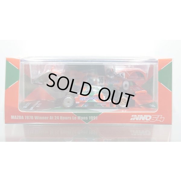 画像1: INNO MODEL 1/64 Mazda 787B 1991 Le Mans 24 Hours Race Winning Car (1)