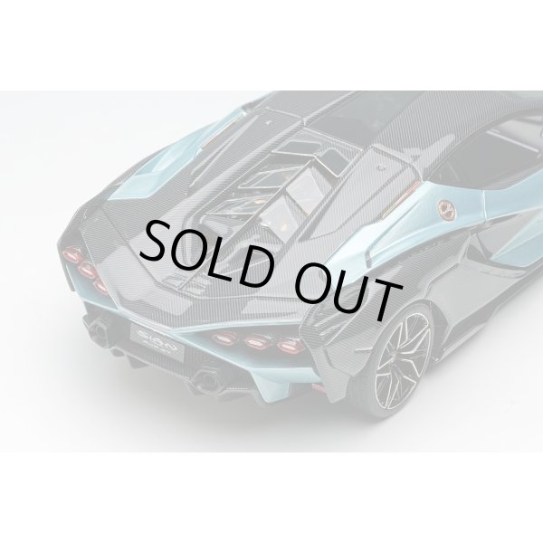 画像7: EIDOLON COLLECTION 1/43 Lamborghini Sian FKP 37 2019 Azzurro Tethys / Carbonio esposto Limited 50 pcs. (7)