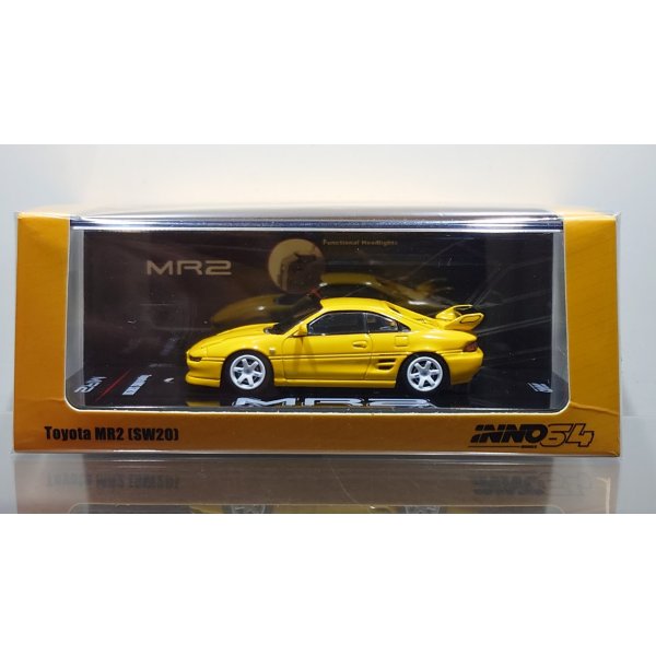 画像1: INNO MODEL 1/64 Toyota MR2 SW20 Yellow (1)