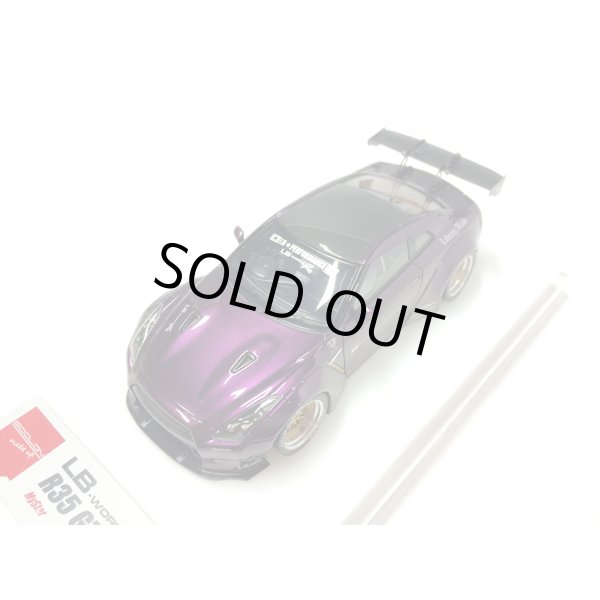 画像4: EIDOLON × MyStar 1/43 LB★WORKS R35 GT-R GT-wing BBS LM wheel Alba Cielo ver. Limited 50 pcs. (4)