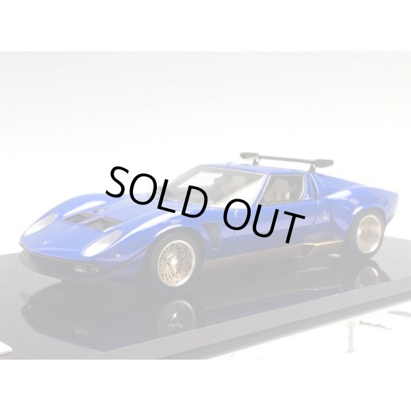 画像1: EIDOLON 1/43 Lamborghini Jota SVR 1975 -Exclusive for AXELLWORKS- Limited 22 pcs. Lobellia Blue/Gold (1)